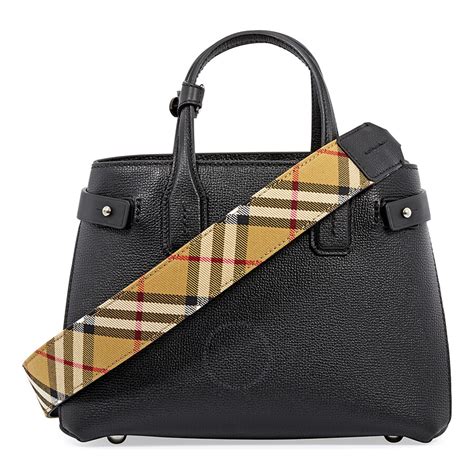 burberry small banner perforated leather tote|burberry banner tote ladies handbags.